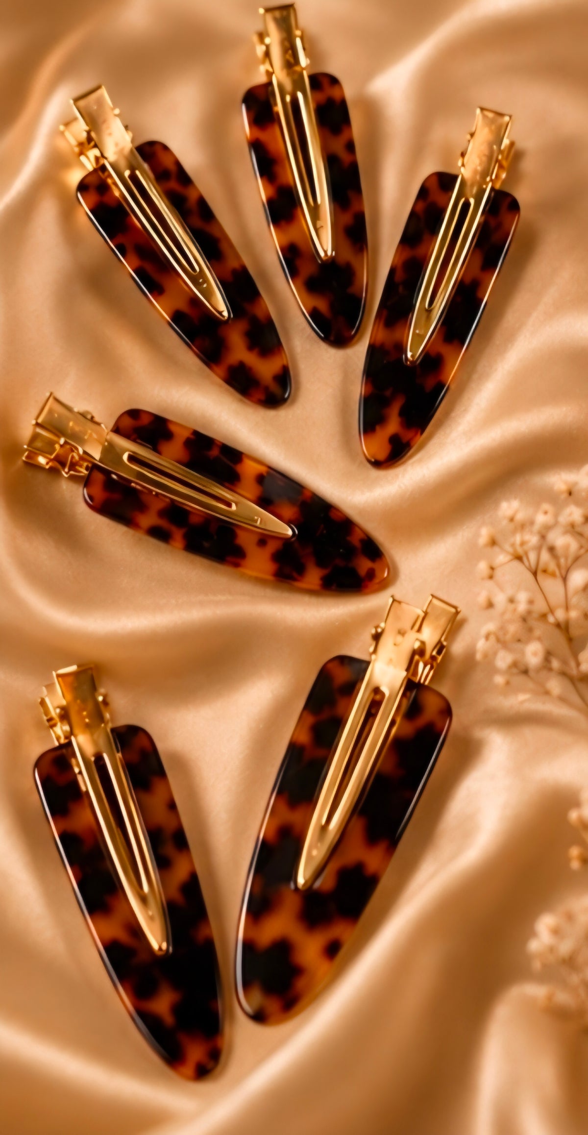 Lux Creaseless Clips- Tortoise