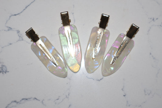 Lux Creaseless Clips- Pearl