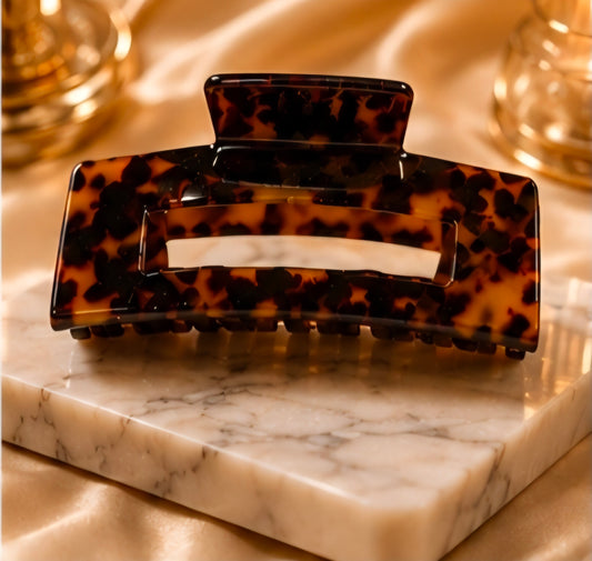 Lux Claw Clip- Tortoise